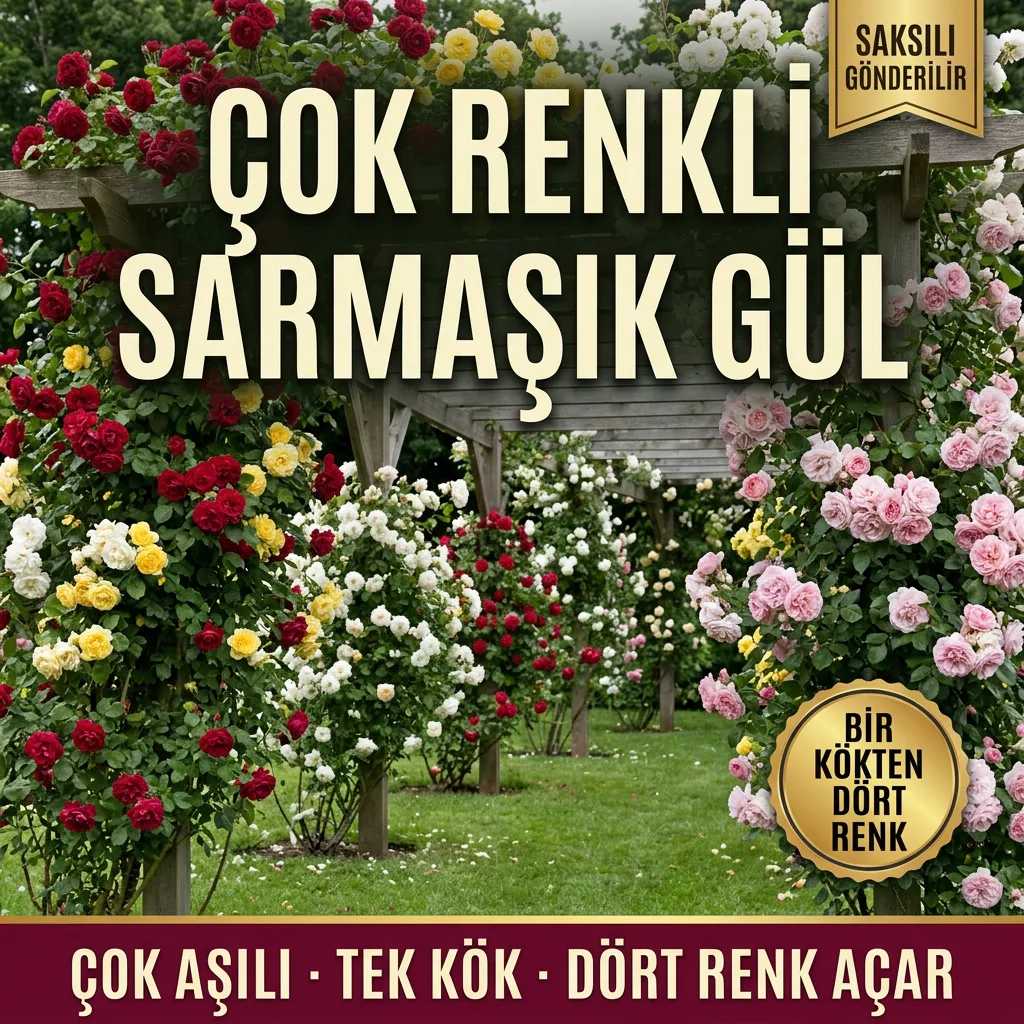 Çok Renkli Sarmaşık Gül